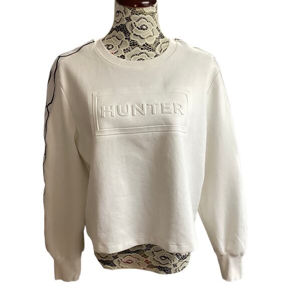 Hunter Sweaters - Hunter x Target cropped sweatshirt white XL